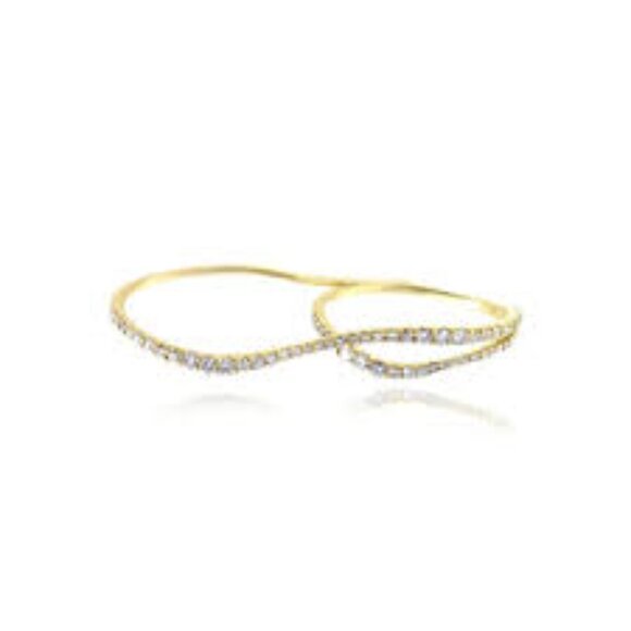 I'm Looking for this Stephanie Gottlieb Wavy Two Finger Ring - Picture 2 of 2